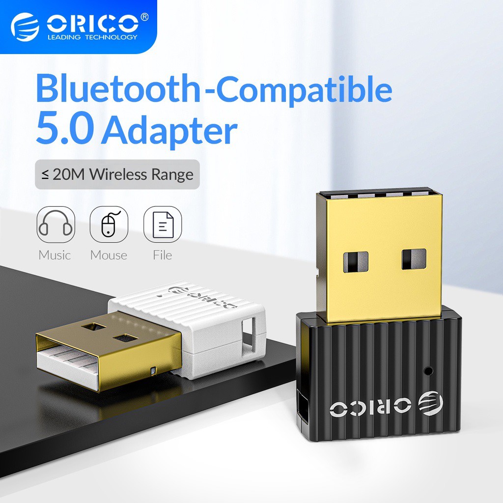 USB Bluetooth 5.0 Orico BTA-508, BTA-403, BTA-408, Ugreen cho PC Laptop - Hàng Chính Hãng Bảo Hành 12 Tháng