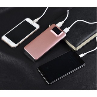 Pin Sạc dự phòng Power Bank 20000mAh sạc nhanh, 2 cổng input, hiển thị phần trăm pin có đèn pin chiếu sáng