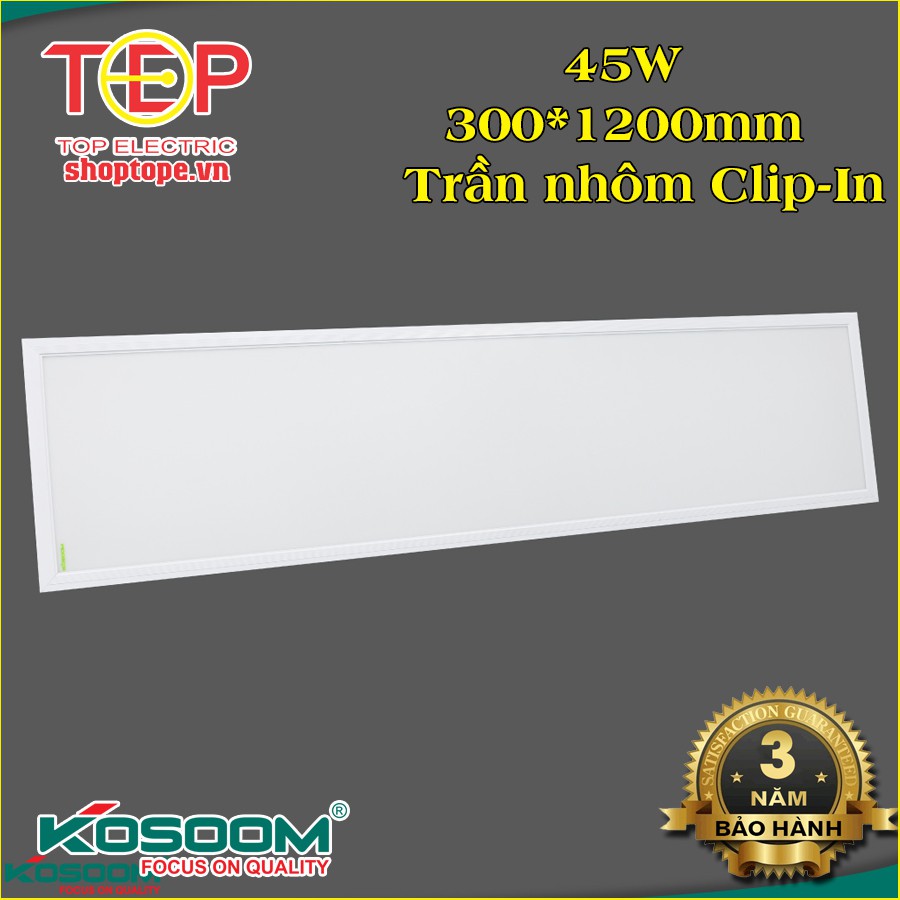 Đèn Led Panel 45W 90W Kosoom-Đèn Lắp Trần Thả-Liền-Thế Giới Điện Tope