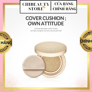 Phấn nước trang điểm dưỡng ẩm Huxley (có bill) Moist Cushion; Own Attitude 12g CHIBEAUTY.STORE