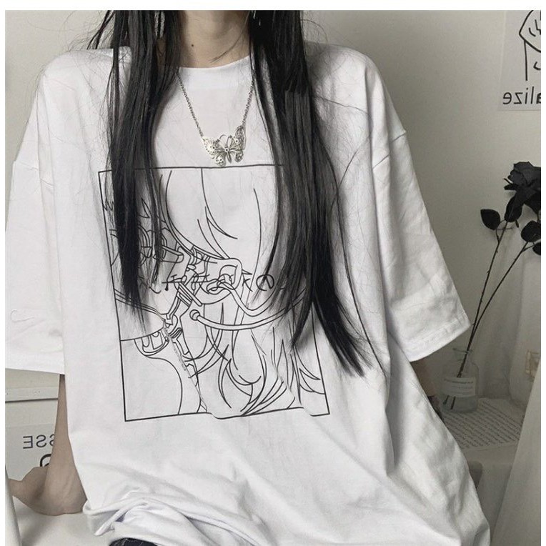 Áo thun tay lỡ form rộng unisex Neko.sg ATL142