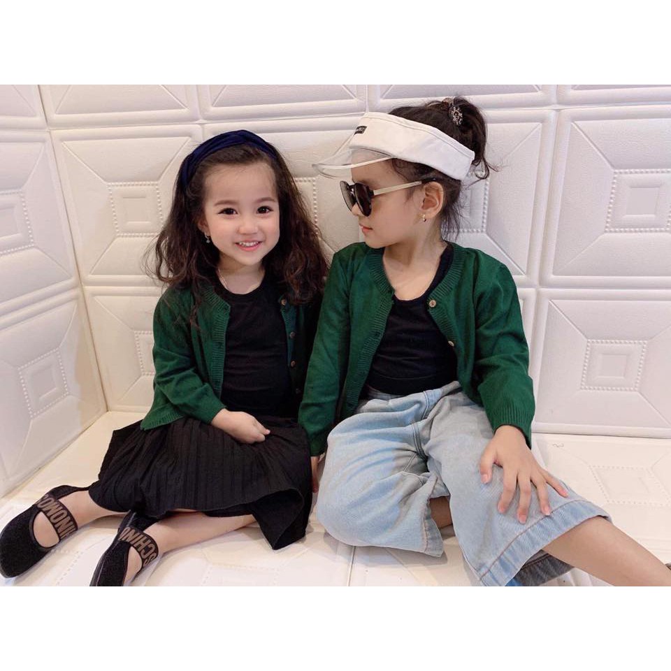 Áo len Cardigan lông cừu mềm mại  cho bé trai, bé gái - ALCA