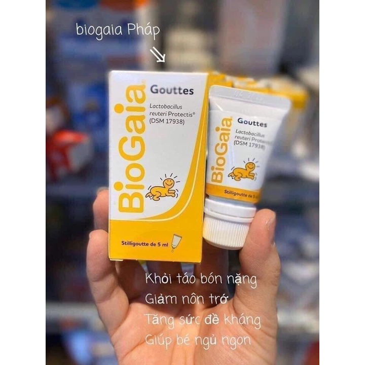 Men BioGaia Protectis, men tiêu hóa bổ sung, cải thiện hệ vi sinh đường ruột Thụy Điển 5ml