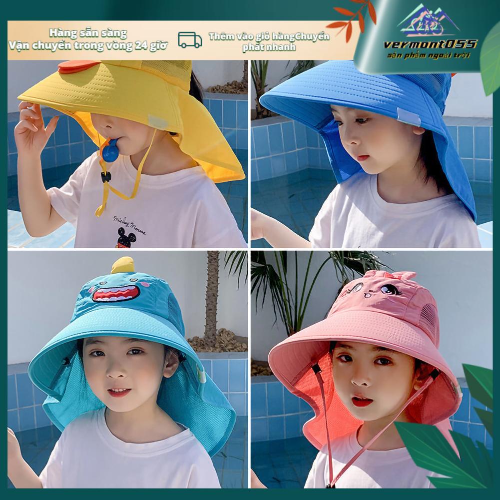 Mũ Tai Bèo Vành Rộng Chống Nắng Thời Trang Mùa Hè Đáng Yêu Cho Bé