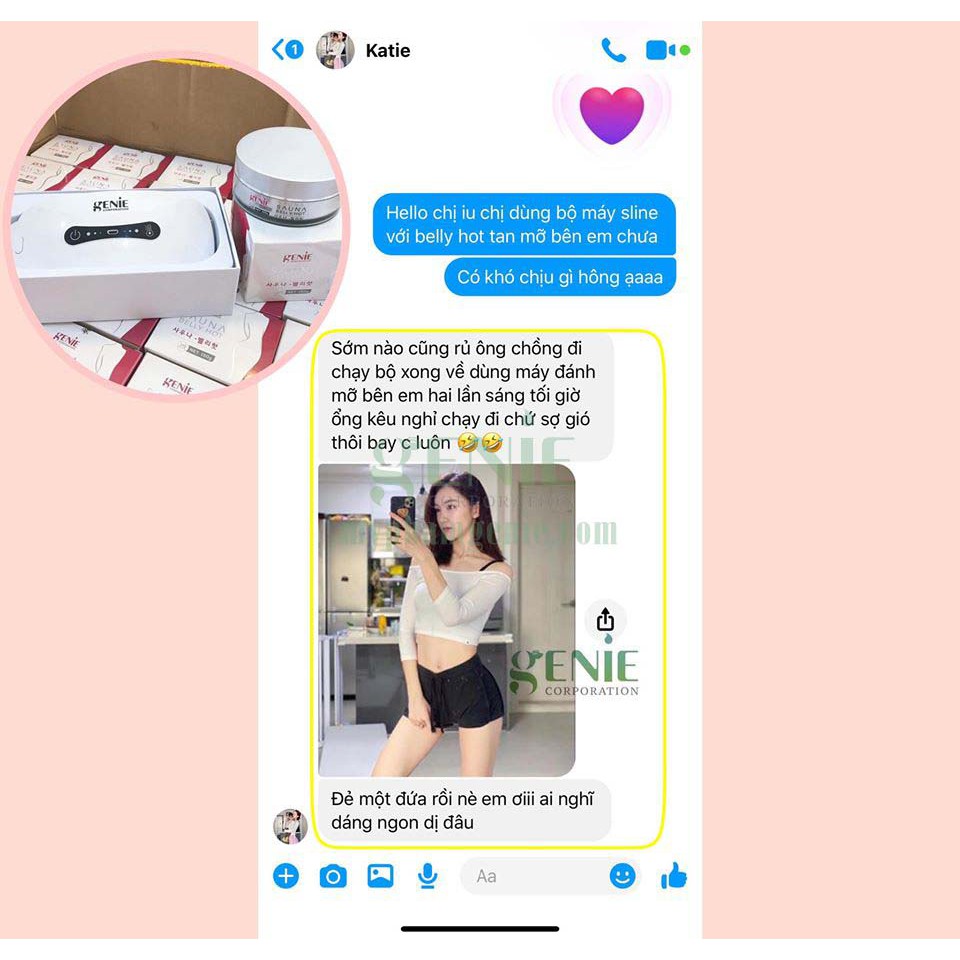 Đai Massage Tan Mỡ Bụng Genie Sline Pro | BigBuy360 - bigbuy360.vn