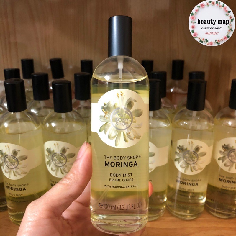 Xịt Body mist The Body Shop Moringa 100ml