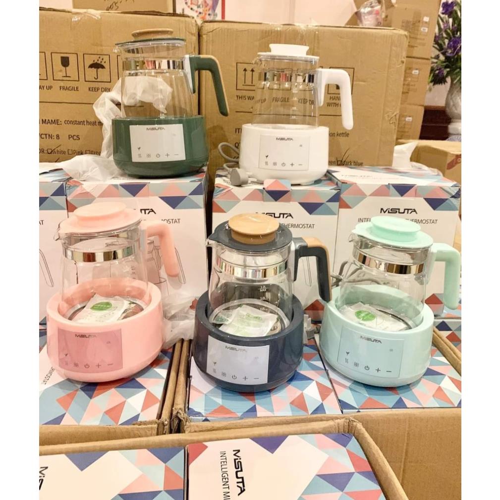 Máy hâm nước pha sữa Misuta chính hãng phiên bản cao cấp có điều khiển, khử clo an toàn cho bé