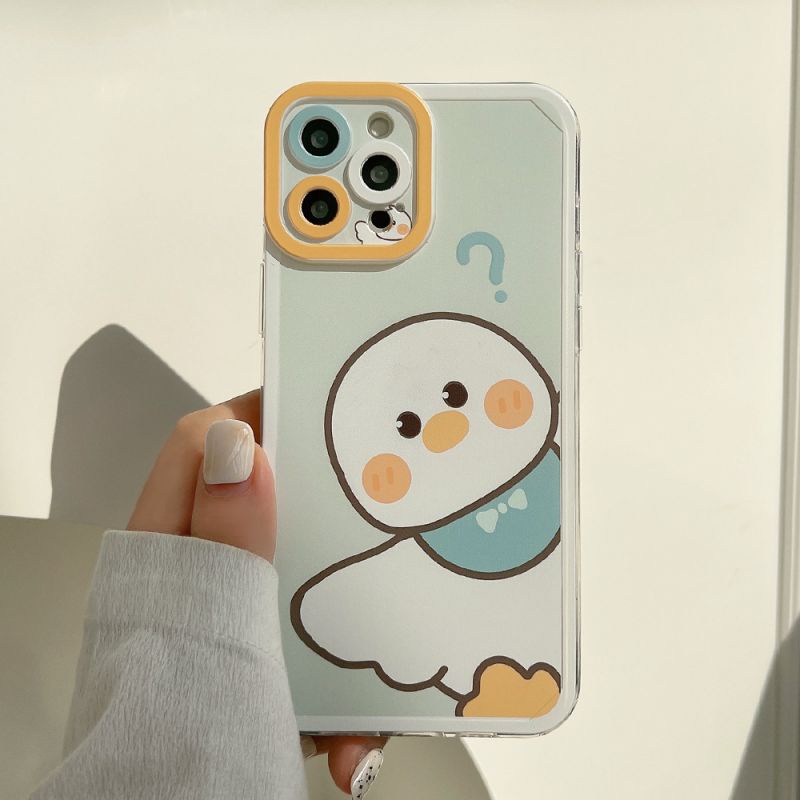 Ốp Điện Thoại TPU Mềm Trong Suốt Hình Vịt Cho Realme 8i 9i C35 C21Y C25Y C25S C11 2021 C25 C15 C12 C2 C3 Realme5 5i 6i