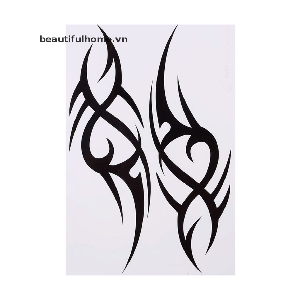 (Hàng Mới Về) Hình Xăm Dán Họa Tiết 3d Cá Tính 1