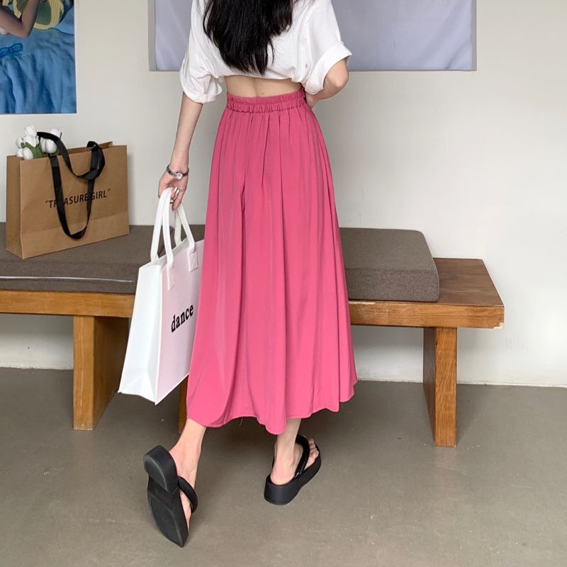 Chân váy xếp ly dài 4 màu siêu xinh