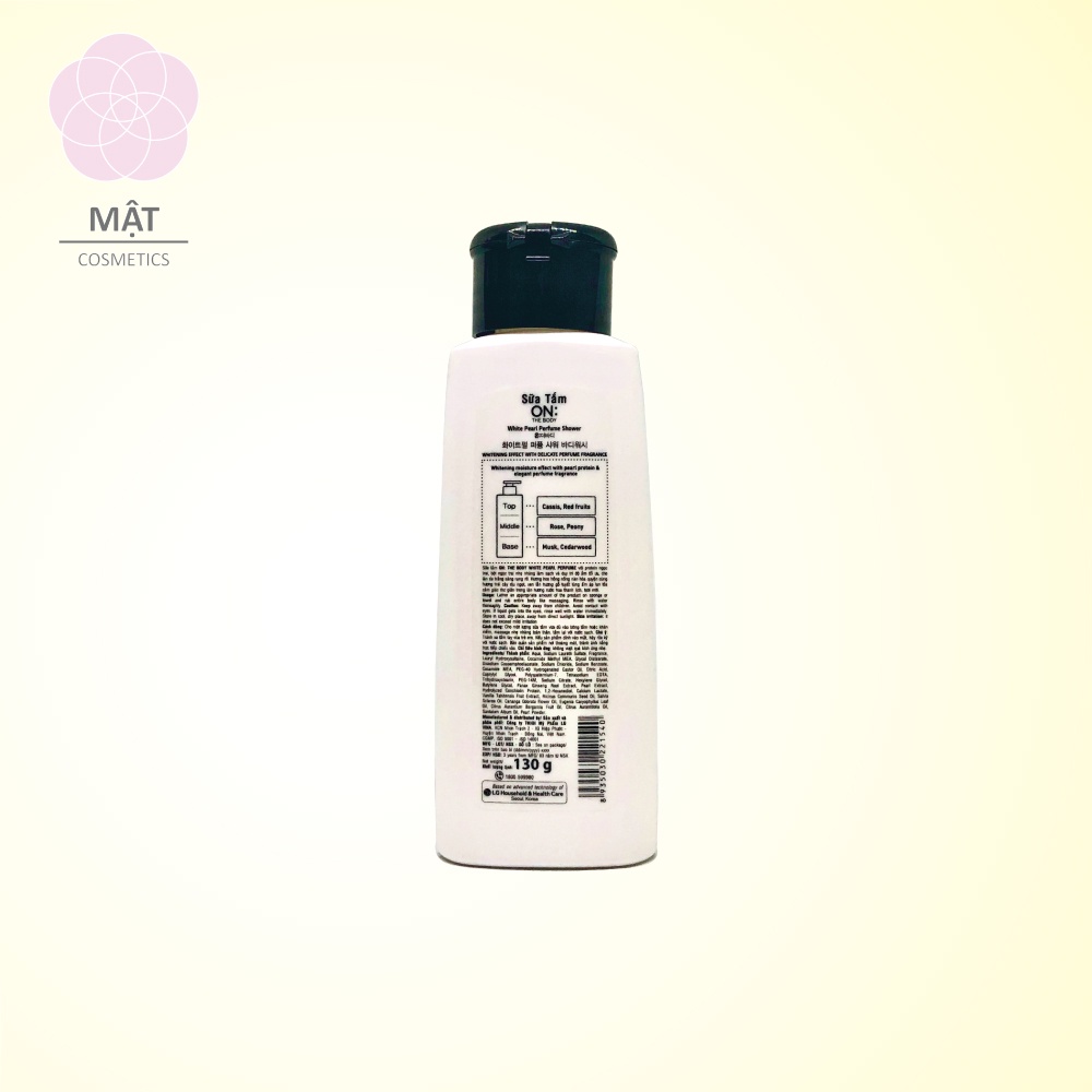 [HÀNG DÙNG THỬ] Sữa tắm On The Body Perfume White Pearl 130g