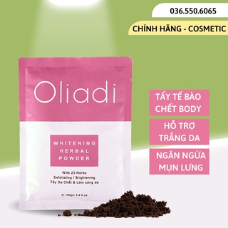 Lẻ 1 Gói Bột Tắm Trắng Thảo Mộc Oliadi - Tẩy Tế Bào Chết Body - Làm Sáng Mịn Da - Chính Hãng