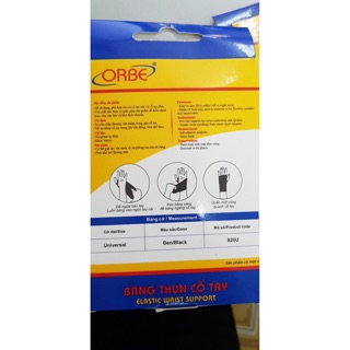 Đai bảo vệ cổ tay orbe