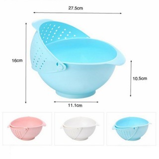 Rổ Kèm Chậu Rửa Rau Củ Quả