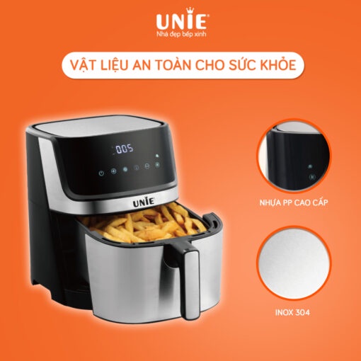 [Mã ELHADEV giảm 4% đơn 300K] Nồi chiên không dầu UNIE UE-600 dung tích 6.5 Lít công suất 1500W