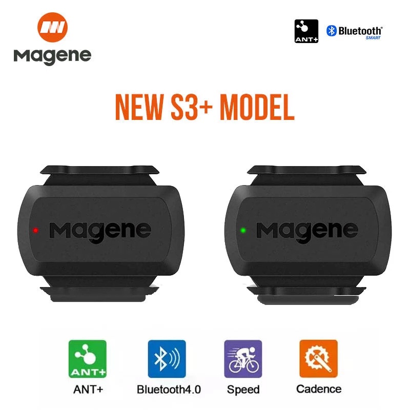 Magene S3 + Cảm biến nhịp độ tốc độ ANT + Đồng hồ đo tốc độ máy tính Bluetooth
