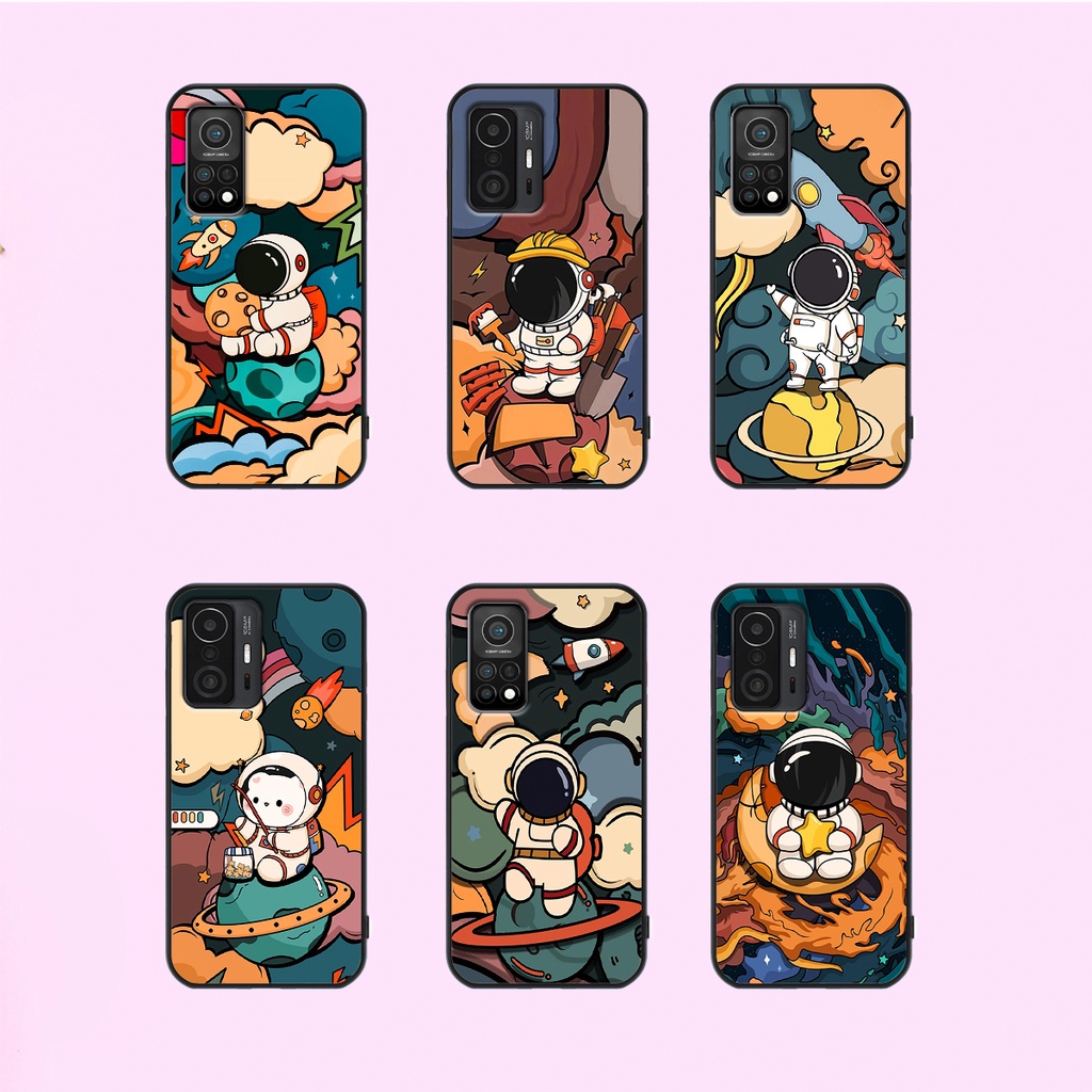 Ốp Xiaomi Mi 10T - Mi 10T Pro - Mi 11T - Mi 11T Pro in hình phi hành gia, vũ trụ ngân hà .ốp xiaomi redmi rẻ bền đẹp.