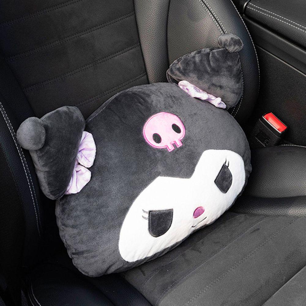 Vỏ Bọc Dây Đai An Toàn Xe Hơi REBUY1 Họa Tiết Anime Kuromi Đen Dễ Thương