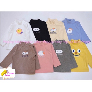Áo giữ nhiệt dài tay cao cổ MỀM MẠI bé trai bé gái cotton len LÓT NỈ ấm áp DÀY DẶN mềm mại vô cùng Mã AGN02