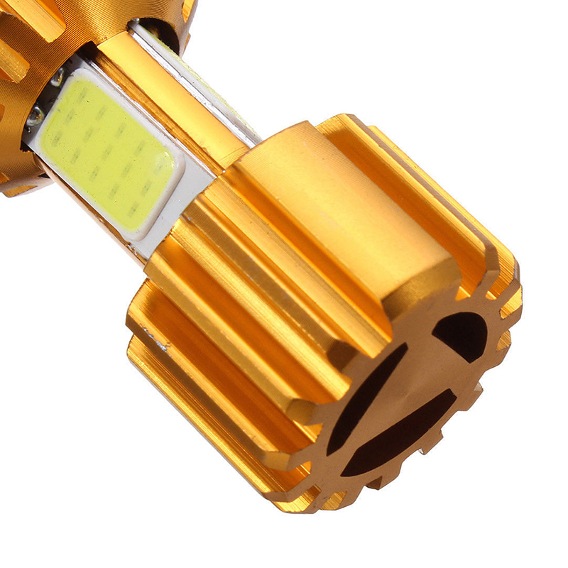 Colorfulswallowfly H4 Motorcycle 10W LED 3 COB Motorcycle Headlight Bulb 500LM Hi/Lo Beam Light CSF