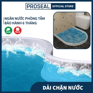 Dải Silicon Chặn Nước Cho Nhà Tắm Tiện Lợi Dùng Nhà Vệ Sinh, Miếng Chắn Nước Chỗ Rửa Tay, Máy Giặt + TẶNG KÈM KEO DÁN