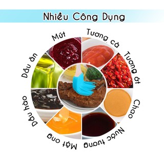 Cọ làm bánh silicone mật ong