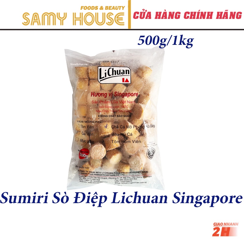 [Tokbokki.com] SÒ ĐIỆP CHẢ CÁ SURIMI LIUACHAN 500g