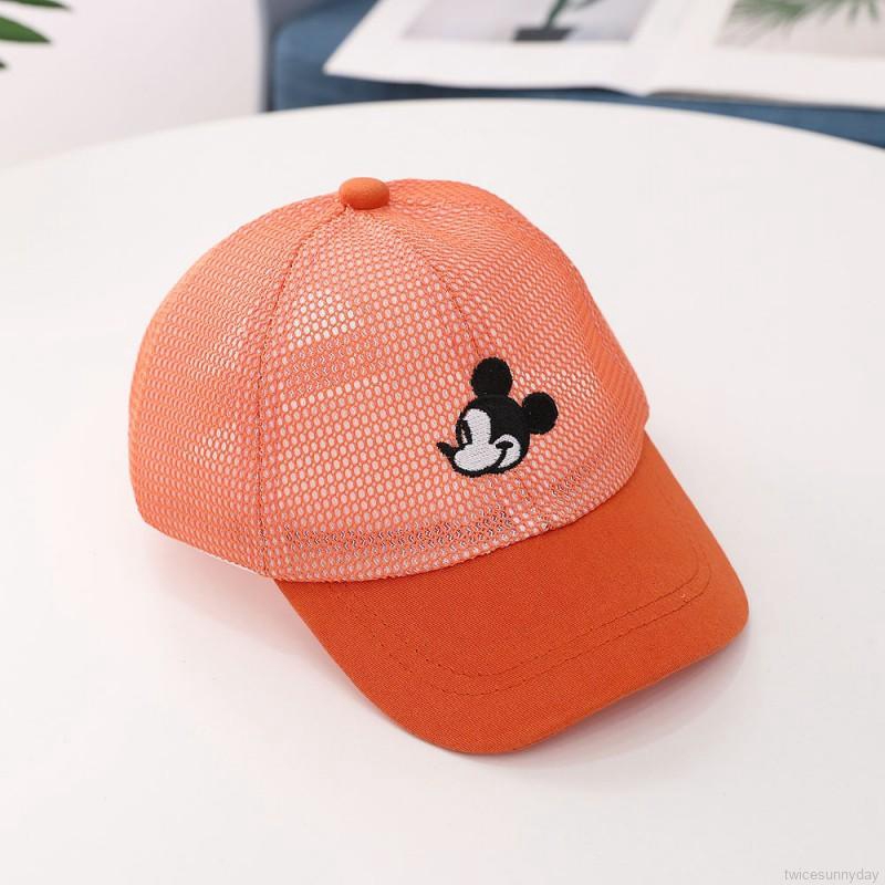 Mũ Lưỡi Trai Phối Lưới Thoáng Khí Đáng Yêu Dễ Thương Cho Bé