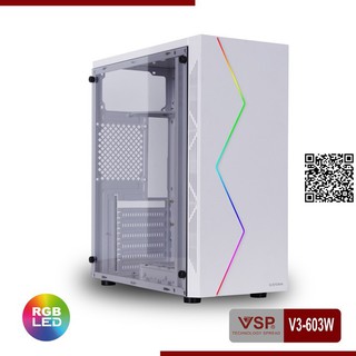 Case Vỏ Máy Tính Case bán trong suốt Tranform trắng 504