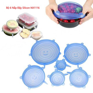 Sét 6 chiếc màng bọc thực phẩm silicon