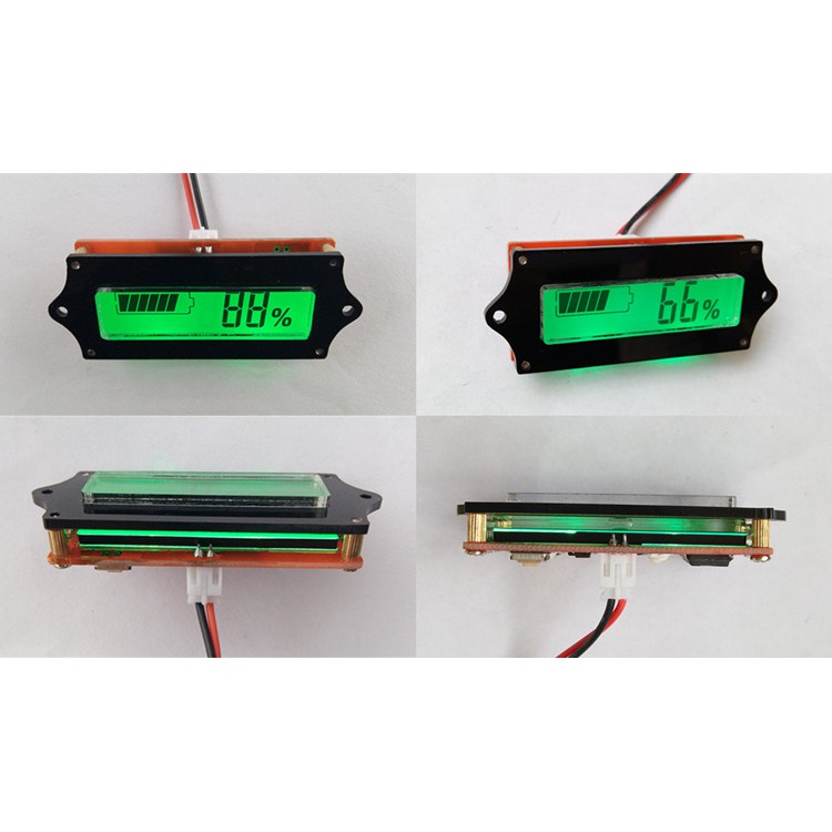 Pin axit chì, pin lithium, bảng hiển thị nguồn LCD chung, chỉ báo nguồn điện còn lại của đồng hồ, phần trăm điện áp