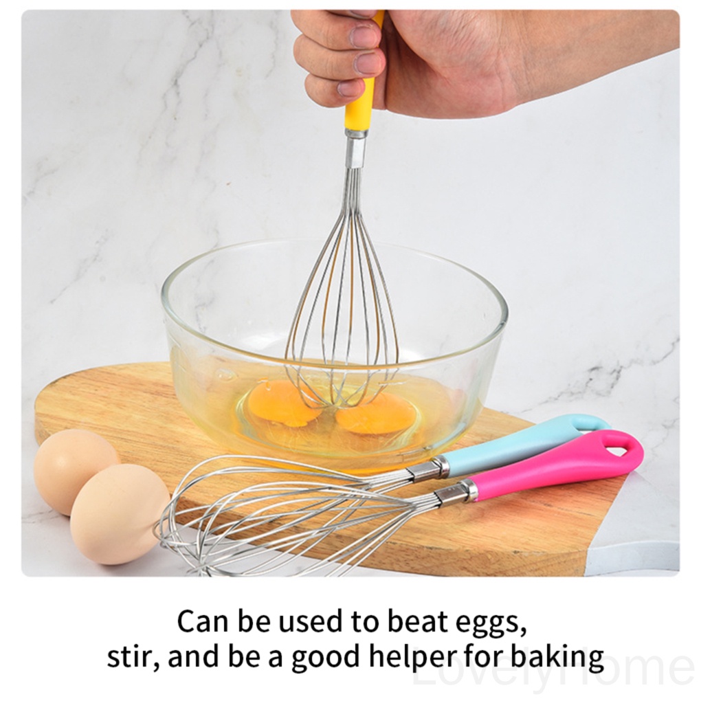 Dụng Cụ Đánh Trứng Bằng Thép Không Gỉ Tiện Dụng Cho Nhà Bếp