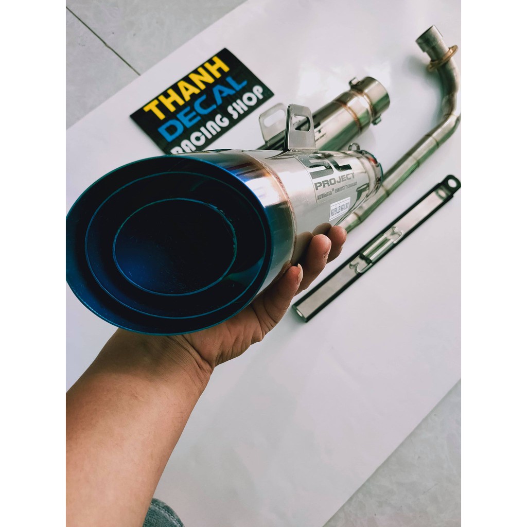 Pô  SC lắp  full cổ 2 khúc cho exciter 150 cc ...