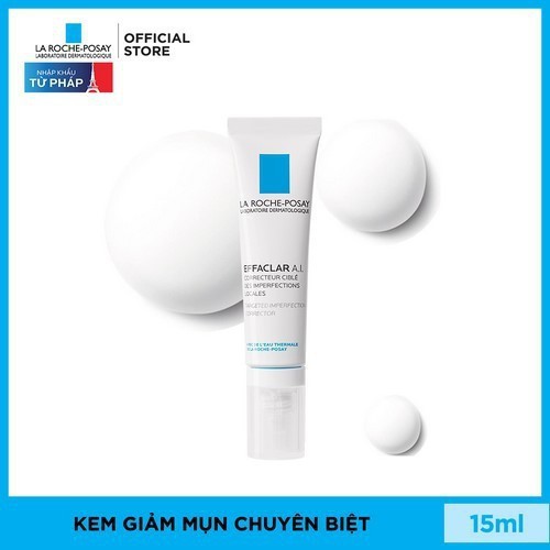 La Roche-Posay Kem Hỗ Trợ Giảm Mụn Chuyên Biệt Effaclar A.I 15ml