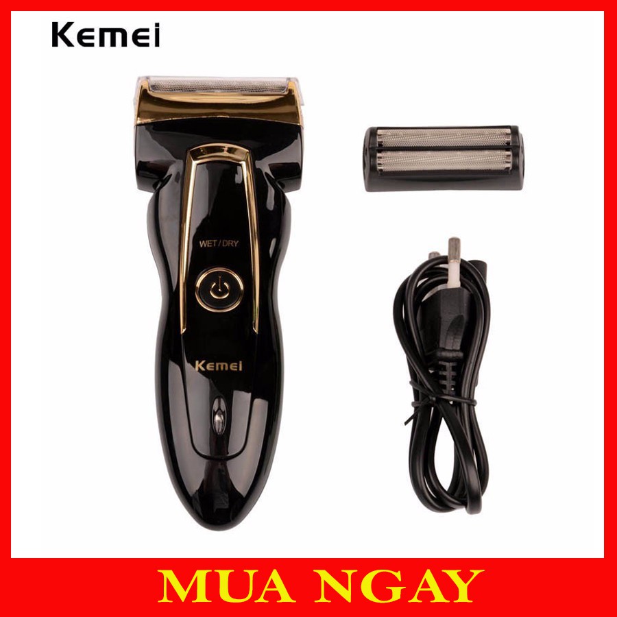 Máy Cạo Râu 2 Lưỡi Kép Hot New Kemei 858