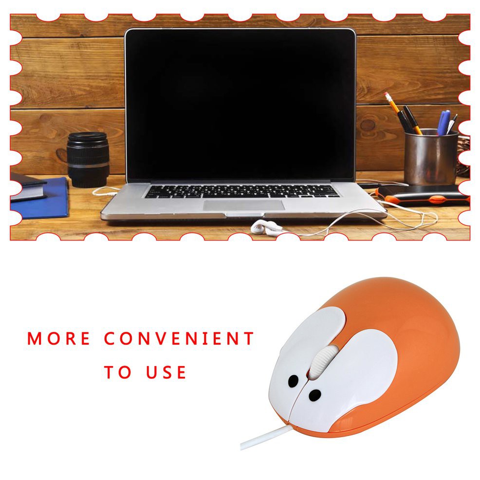 Chuột máy tính không dây USB hình thỏ theo phong cách hoạt hình