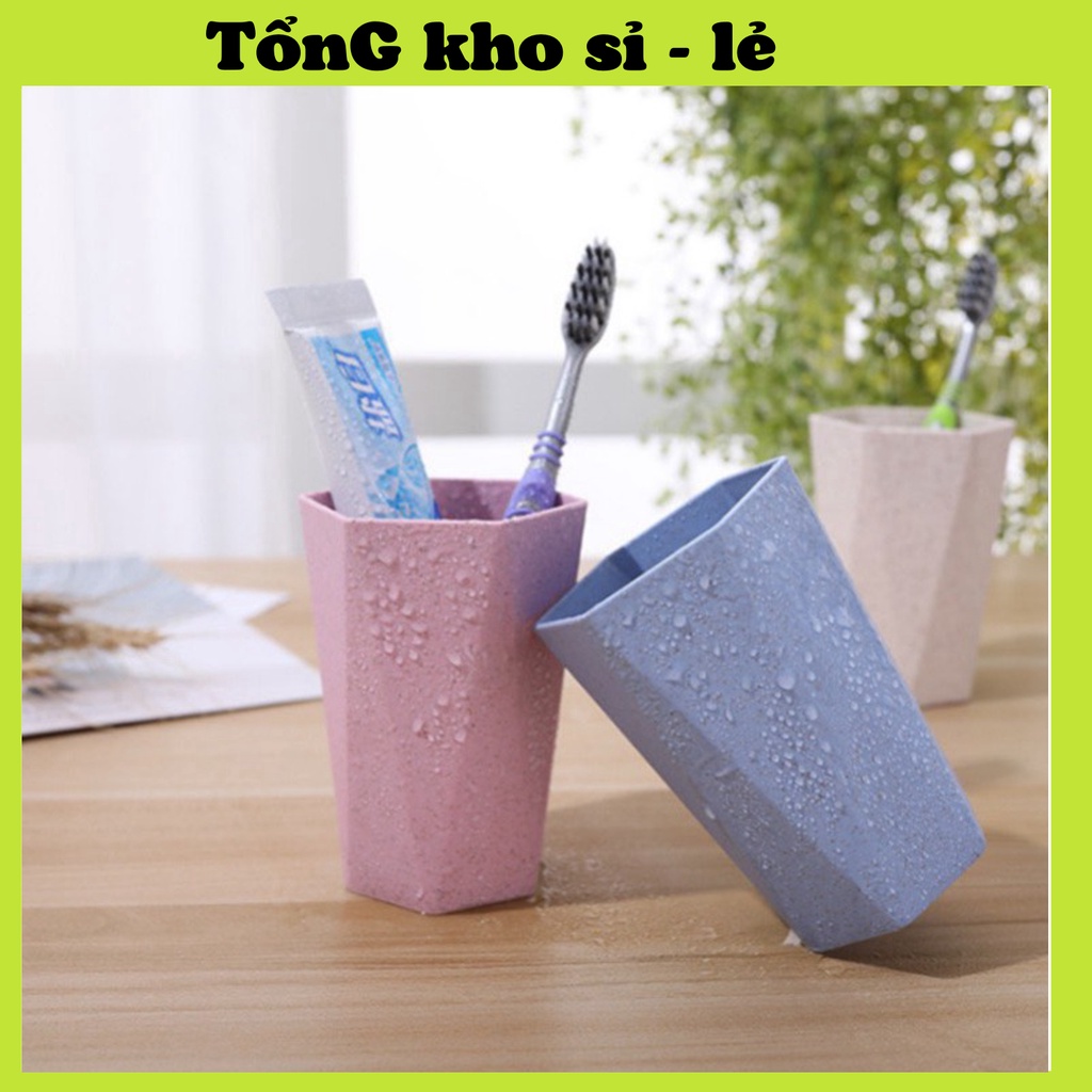 CỐC ĐÁNH RĂNG UỐNG NƯỚC LÚA MẠCH ( LỤC GIÁC) AN TOÀN CHO SỨC KHỎE 88082 tổng kho sỉ vp88