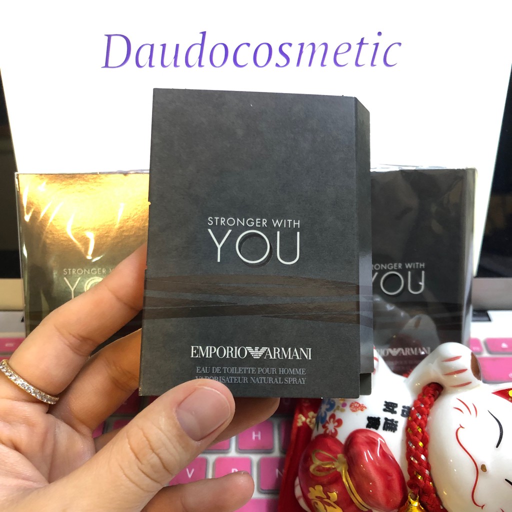 [ vial nam ] Nước hoa Giorgio Armani Stronger With You EDT 1.2ml