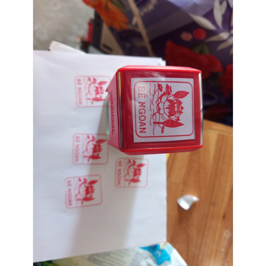 HOT- DẤU BÉ NGOAN - HOA HỒNG HOA SEN