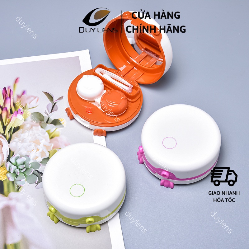 Máy rửa lens mắt tự động bằng pin DUYLENS - Máy rửa kính áp tròng Hàn Quốc chính hãng