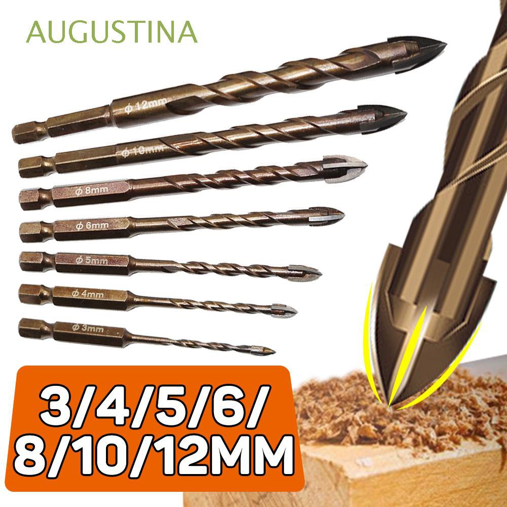 Mũi Khoan Lỗ Hình Lục Giác 3 / 4 / 5 / 6 / 8 / 10 / 12 mm Chuyên Dụng Làm Đồ Gỗ / Thủ Công Kính