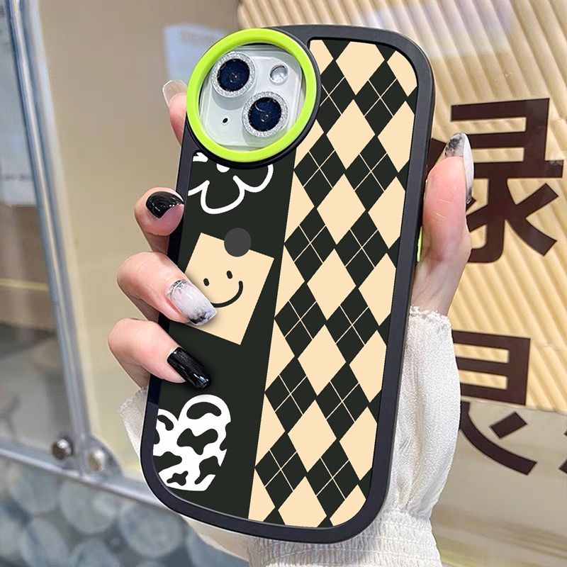 Suntaiho Ốp lưng iphone Ốp điện thoại tpu mềm hình mặt cười thích hợp cho iphone 11 pro max 13x xr xs max 7 8 plus 12 pro max 12 13