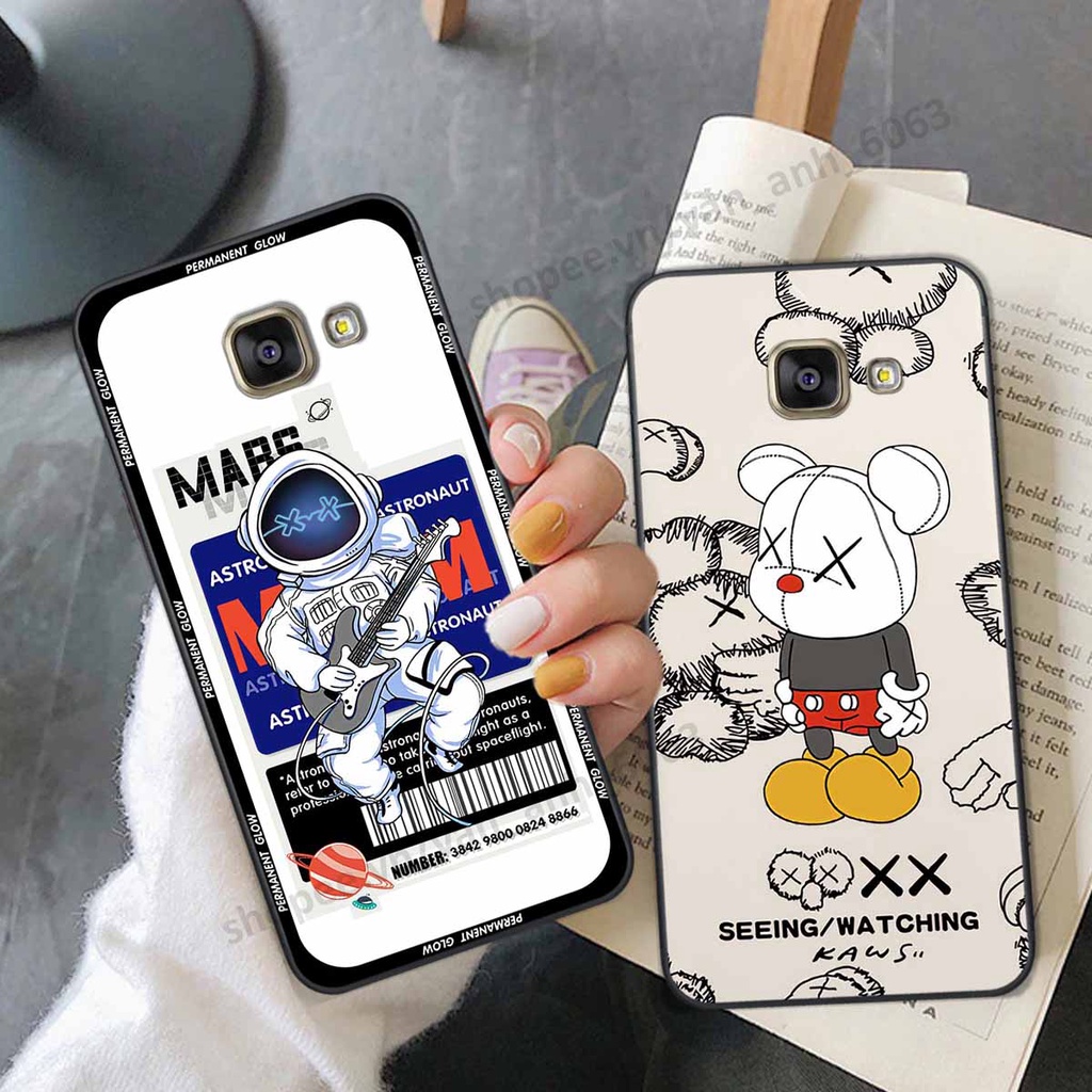 Ốp Samsung A9 Pro be@r brick mars thời trang, ốp lưng điện thoại viền dẻo siêu chất