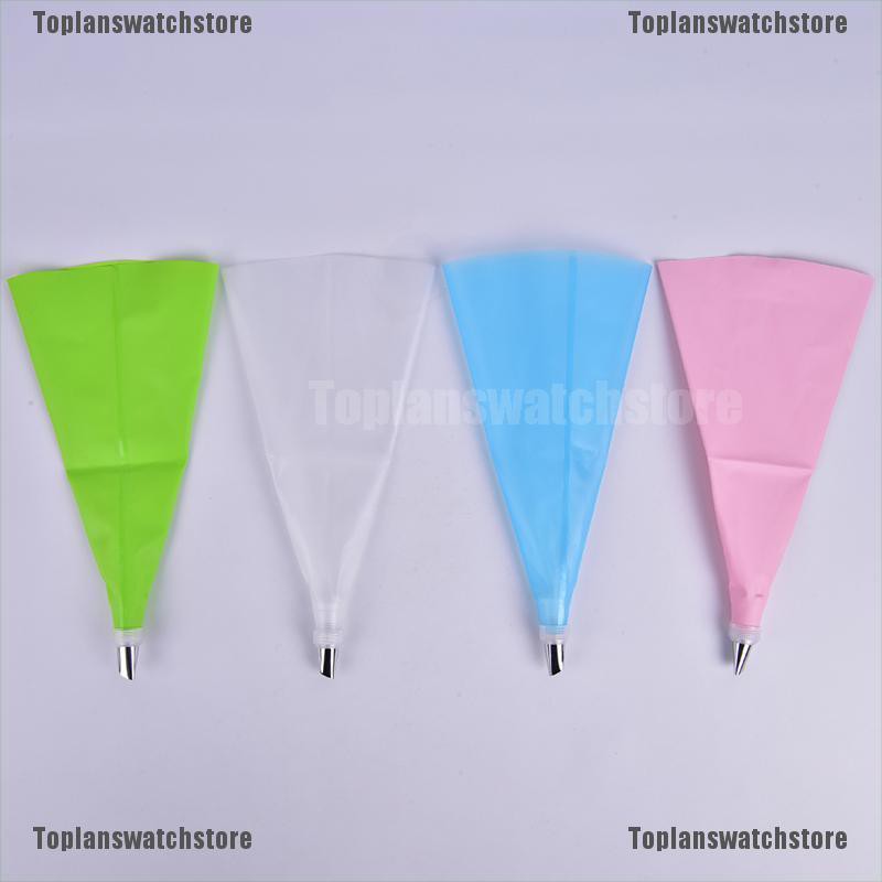 Bộ Túi Bắt Bông Kem Bằng Silicone Tiện Dụng