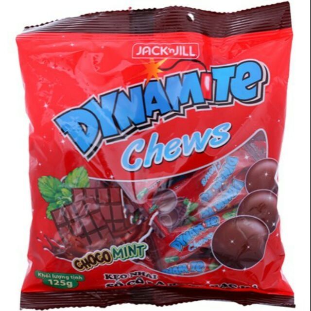 Kẹo Socola Bạc Hà The Mát Dynamite Chews gói 120g | BigBuy360 - bigbuy360.vn