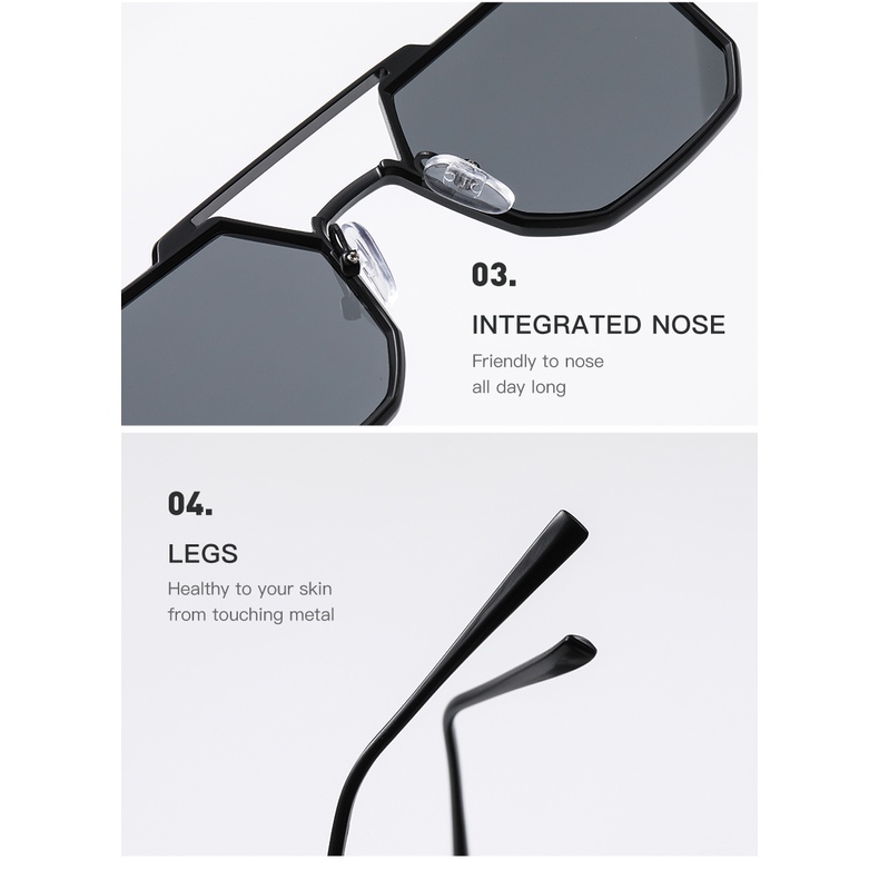 Kính Mát Phân Cực Gọng Kim Loại Thời Trang Cho Nam Và Nữ 9269