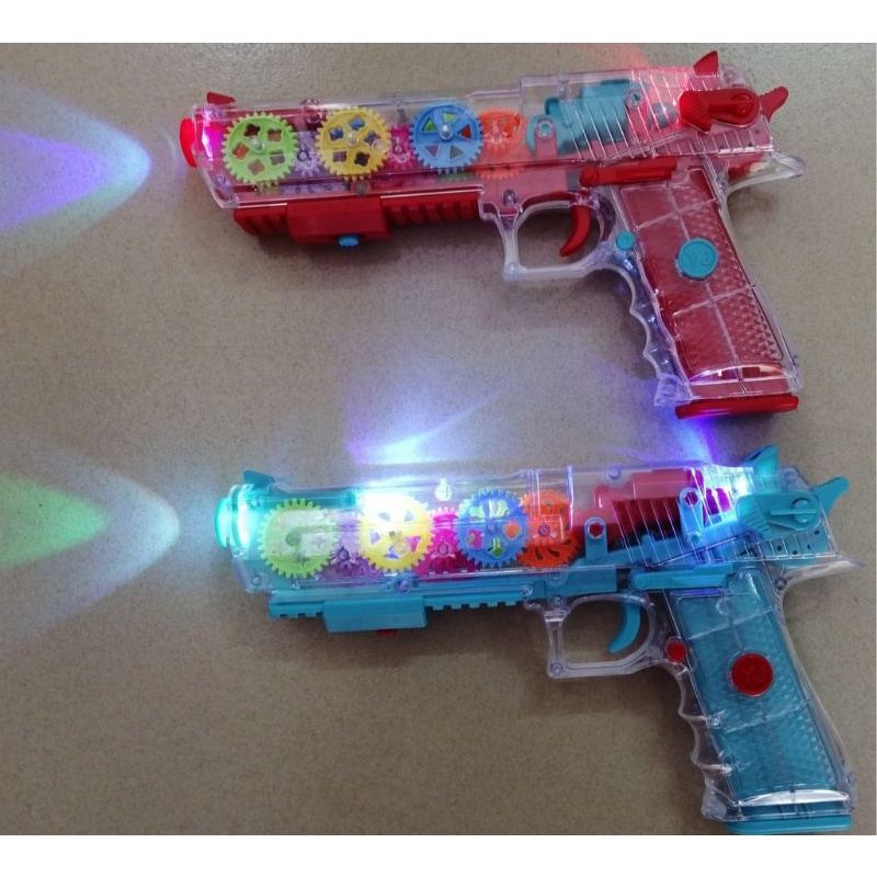 Đồ chơi trẻ em  súng đồ chơi có đèn led và phát nhạc - Tặng kèm 3 pin Â