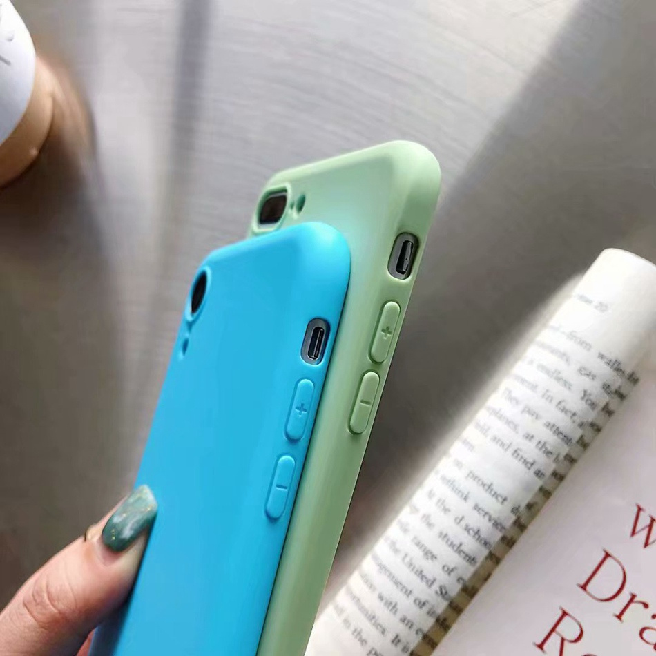 Ốp điện thoại TPU mềm nhám màu sắc kẹo ngọt cho Samsung Galaxy A50 A30 A20 A50S A30S A70 A7 2019 A750 A7 2018