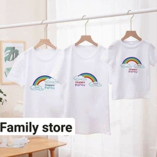 Đồ Gia ĐÌnh Mẫu Cầu Vòng 3/4/5 người chất đẹp. familystore
