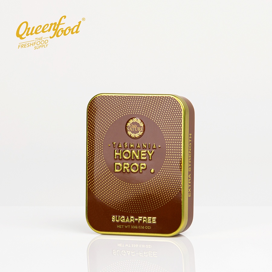 Kẹo Sả Nhân Mật Ong Không Đường Only Nature - Honey Drop Leatherwood Sugar Free 33gr/hộp thiết